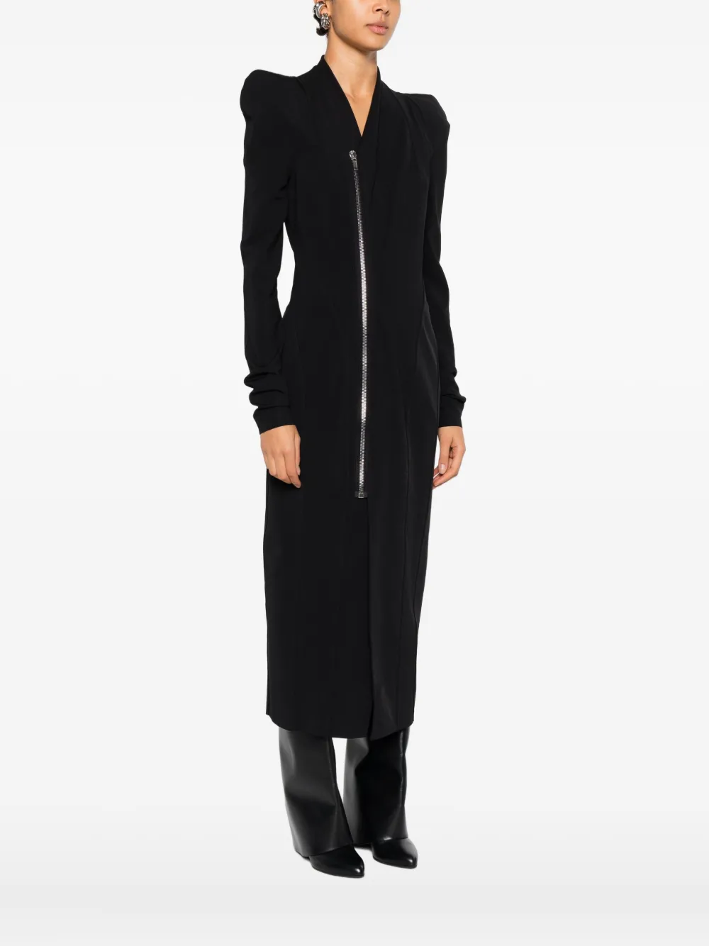 Rick Owens Princess Coat In Black