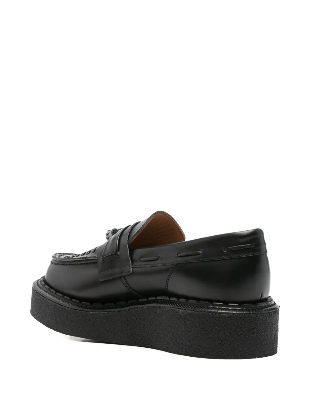 Comme des Garçons Homme Plus x George Cox loafers met kwastje Zwart