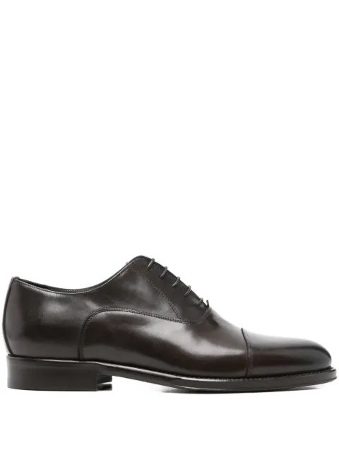 Corneliani leather lace-up oxford shoes