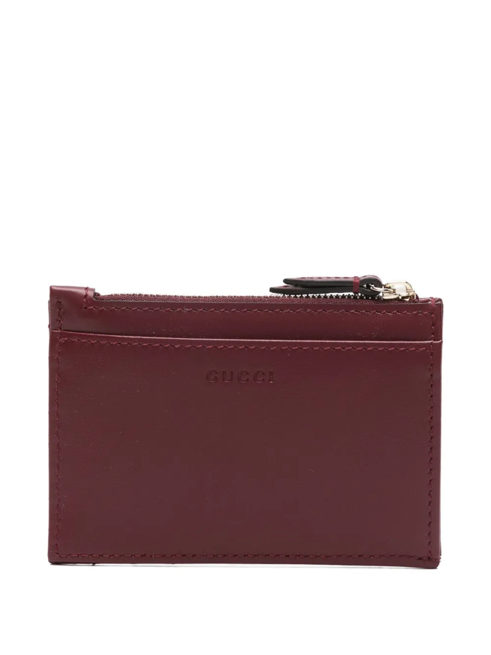 Gucci Gg Chevron Wallet In Brown