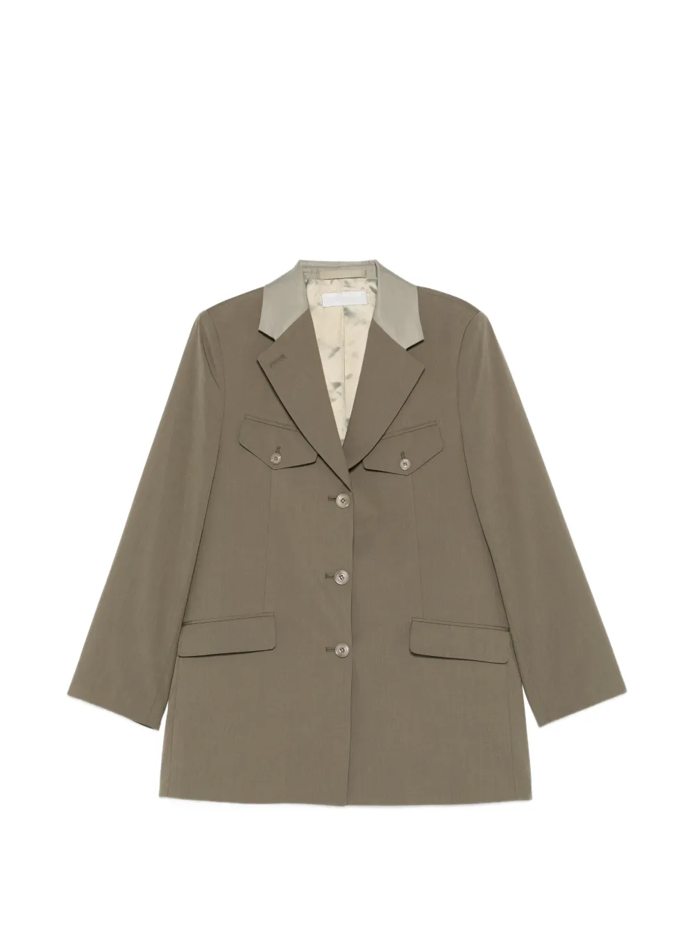 OUR LEGACY Cruise oversized pocket blazer - Verde