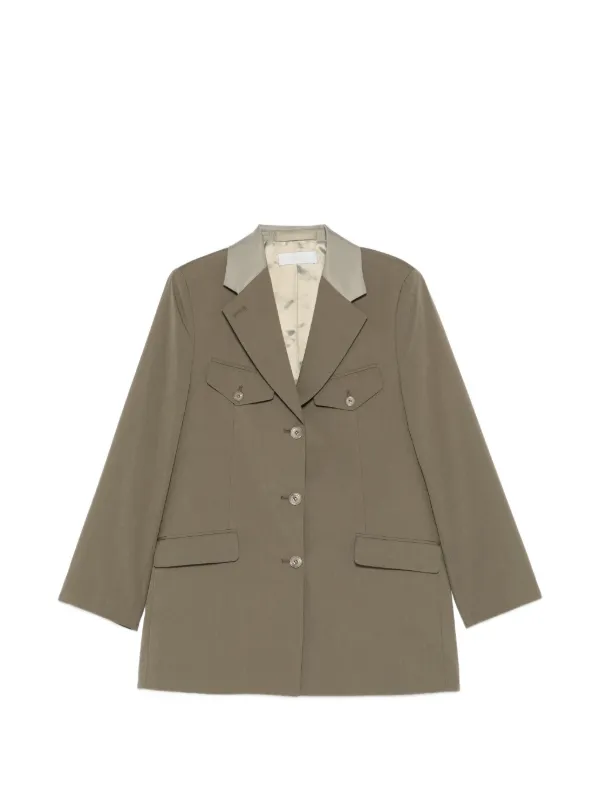 OUR LEGACY Cruise Oversized Pocket Blazer in Green
