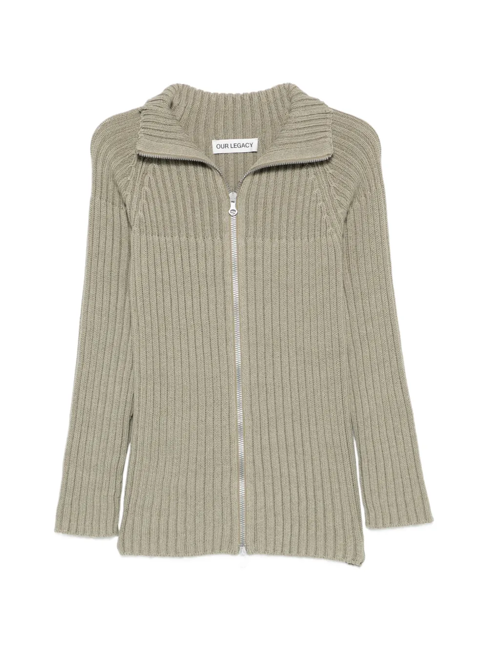 OUR LEGACY Column zip cardigan - Verde