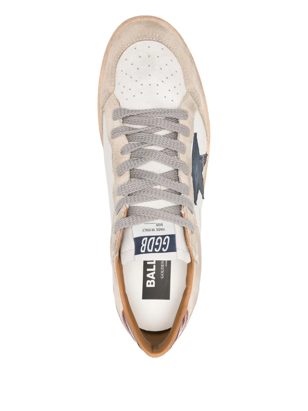 Golden Goose Ballstar Double Quarter sneakers Wit