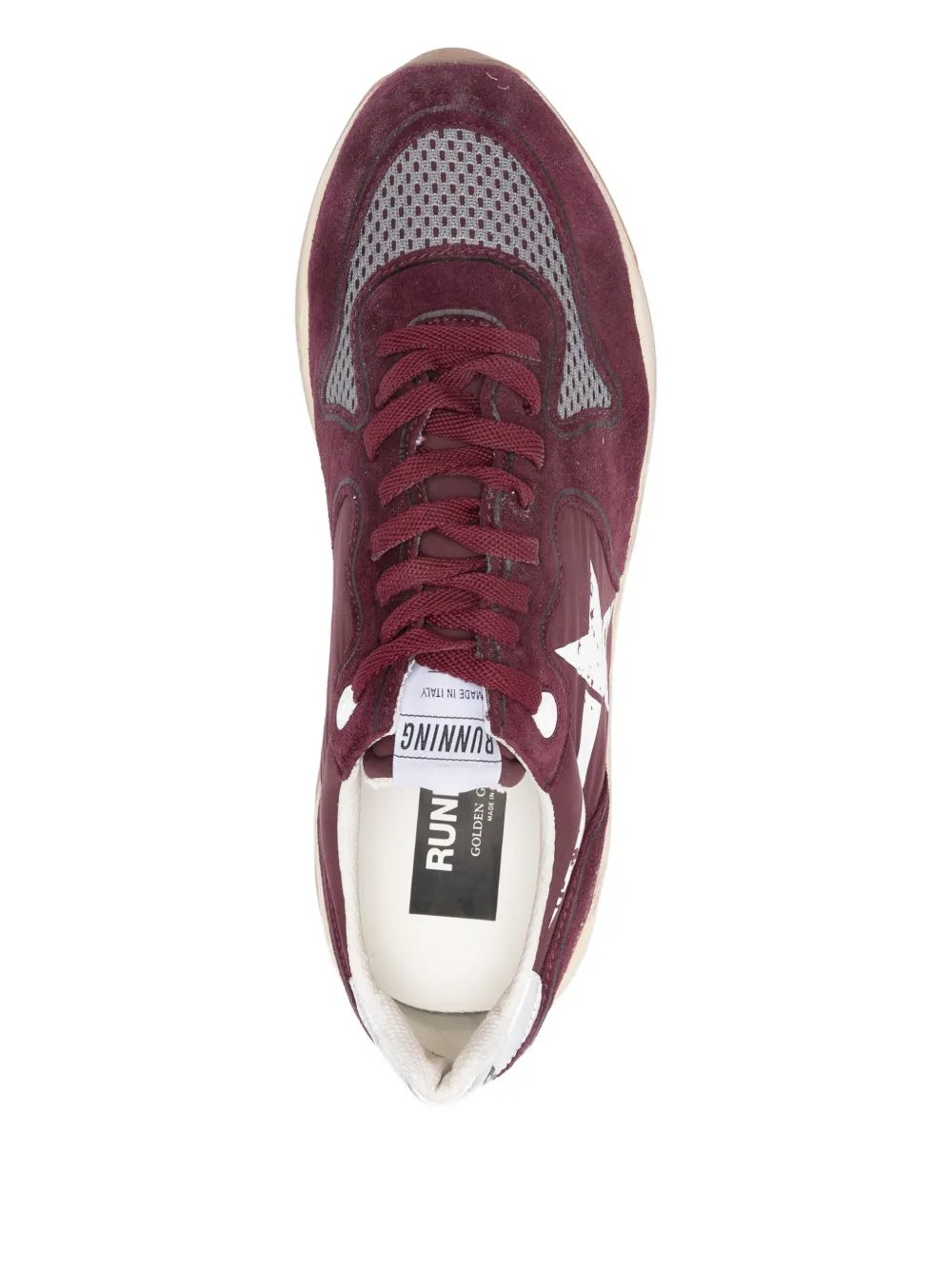 Golden Goose Suède sneakers met print Rood