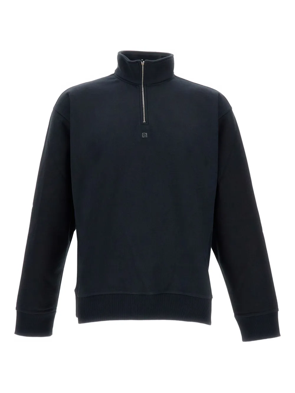 Fendi Half-zip Sweatshirt In Black