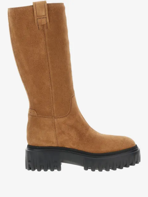 Hogan platform zip-fastening knee-high boots