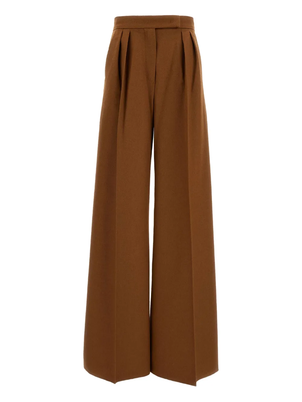 Max Mara Brown Borneo 1234 Wide Leg Trousers In Multi