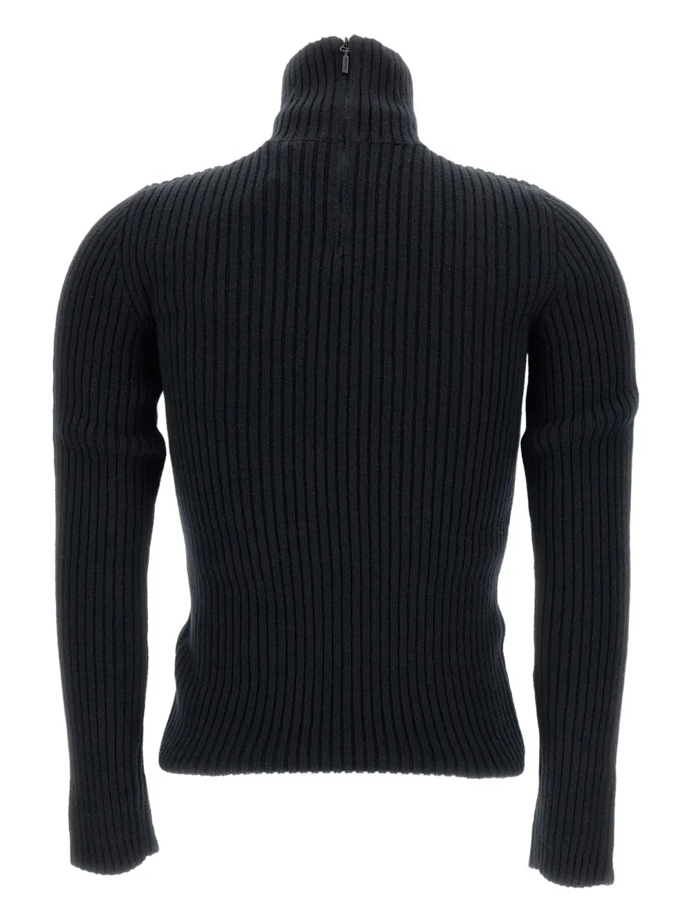 Max Mara Turtleneck Long-sleeved Sweater In Black