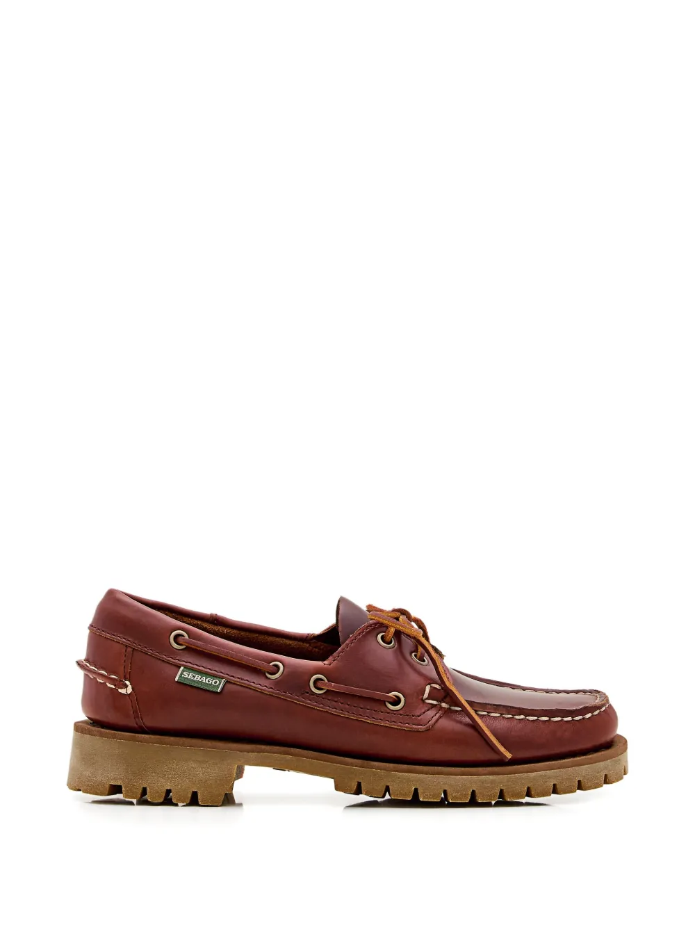 Sebago leather lace-up loafers - Bruin