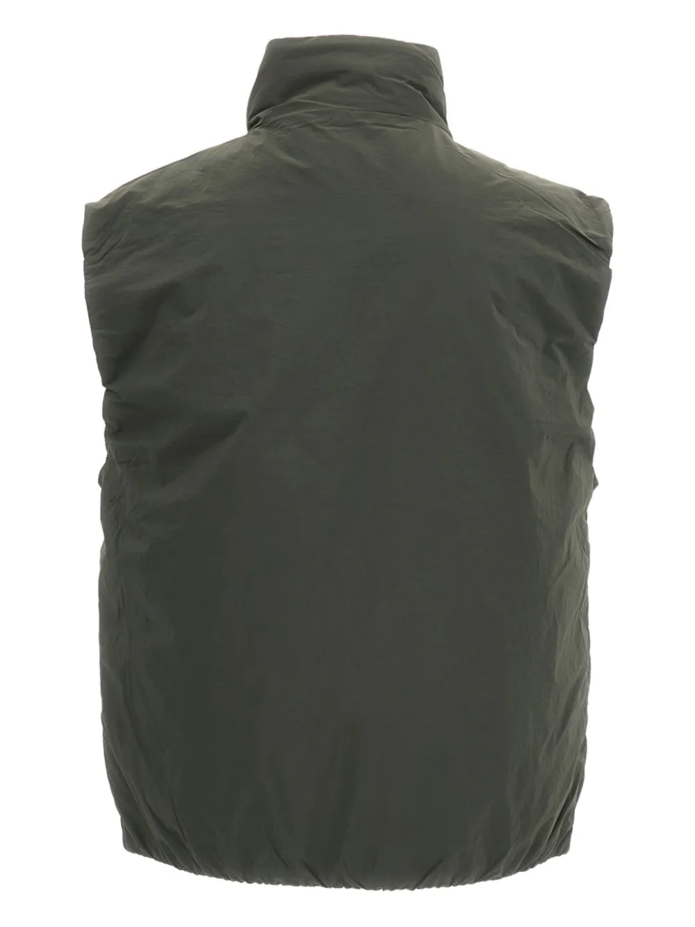 K-way Logo-patch Gilet In Green