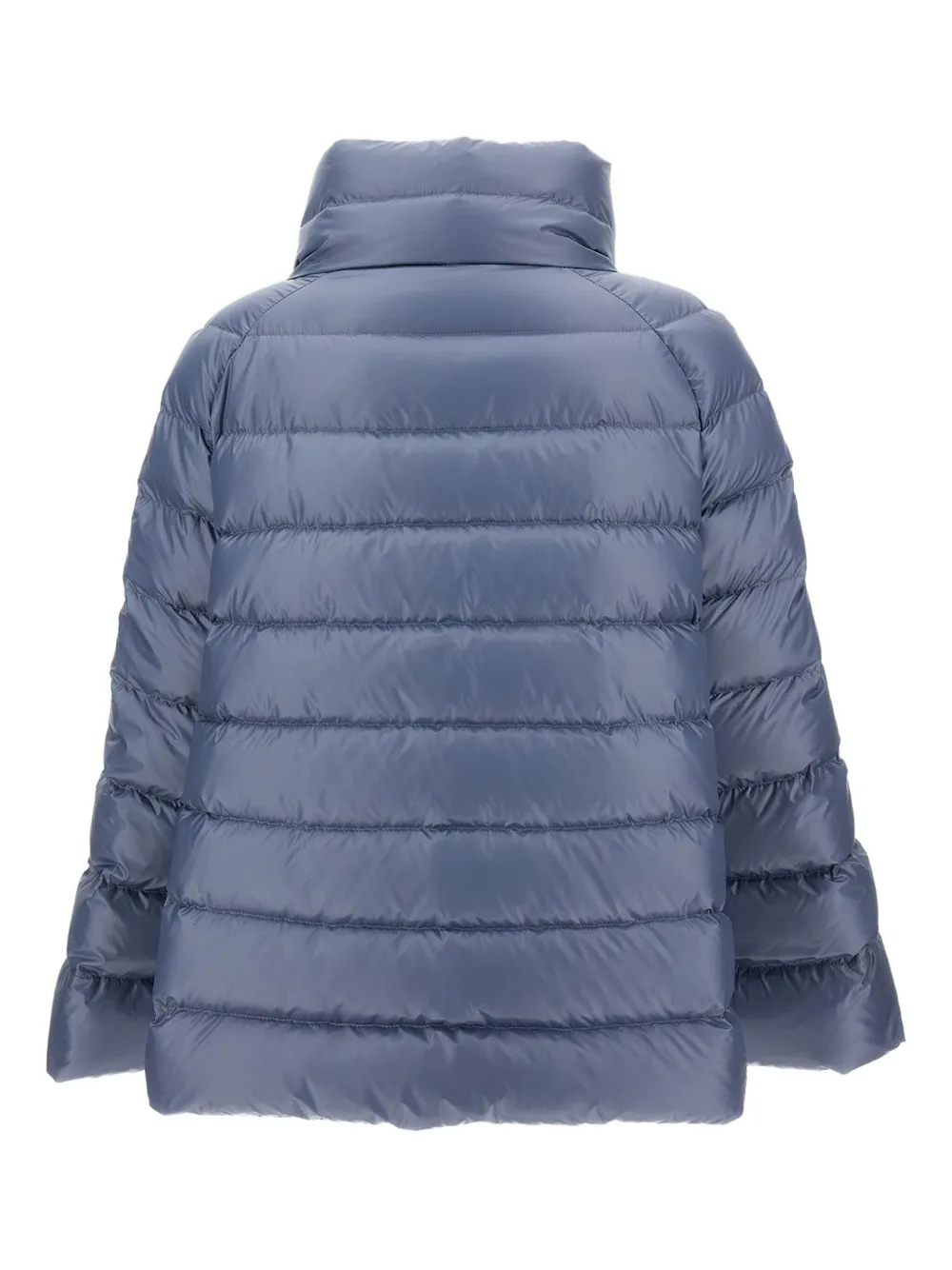 Fay funnel-neck quilted coat - Blauw