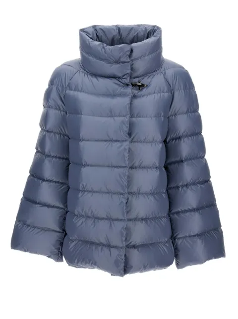 Fay funnel-neck quilted coat