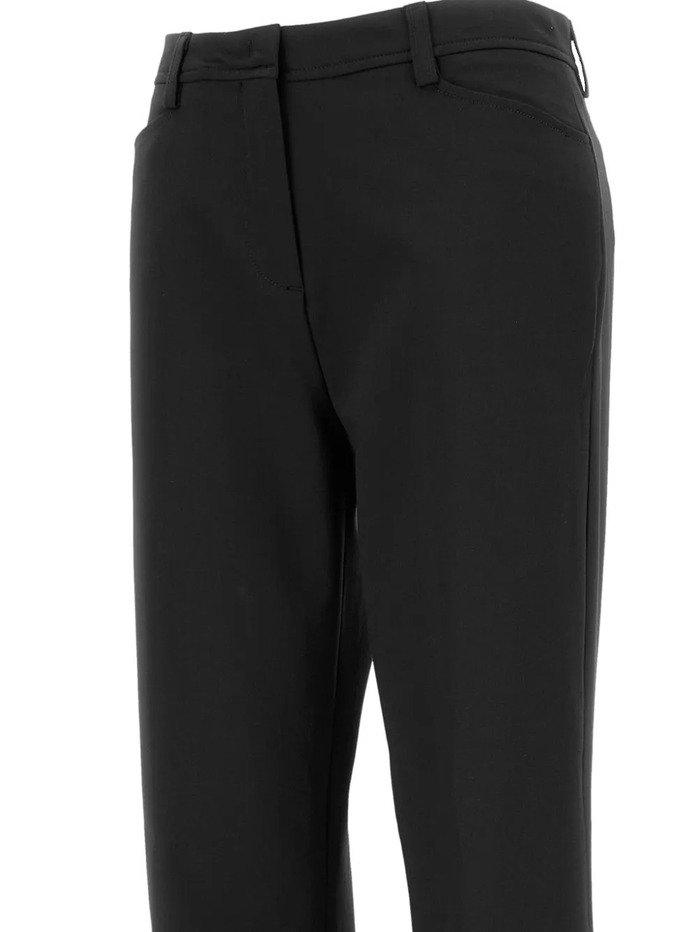 THELATEST Straight broek met zak Zwart