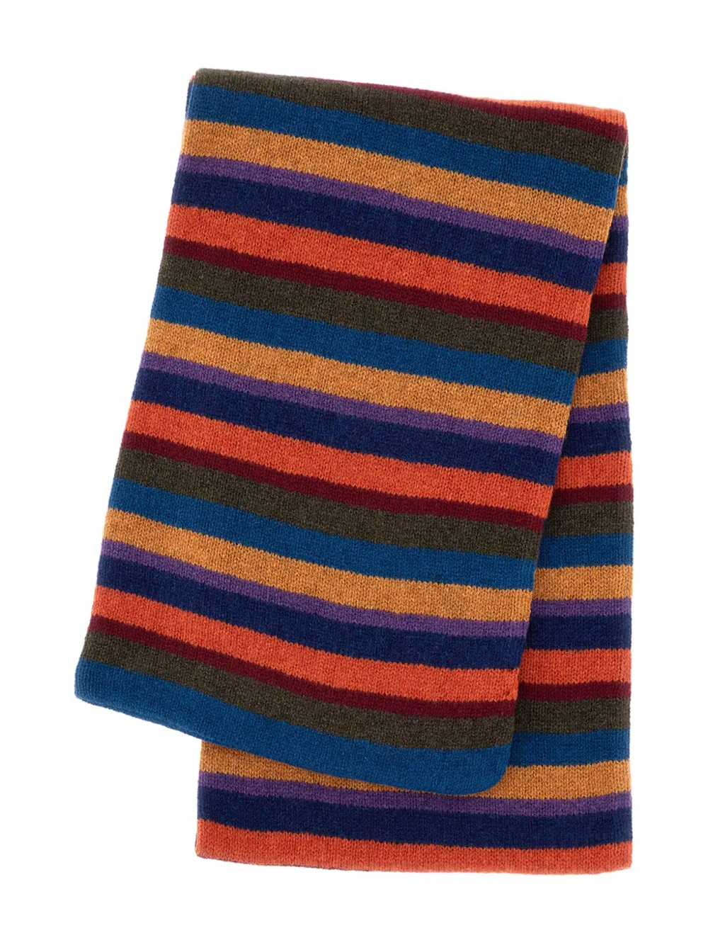 Paul Smith striped wool scarf - ブルー Paul Smith striped wool scarf - ブルー
