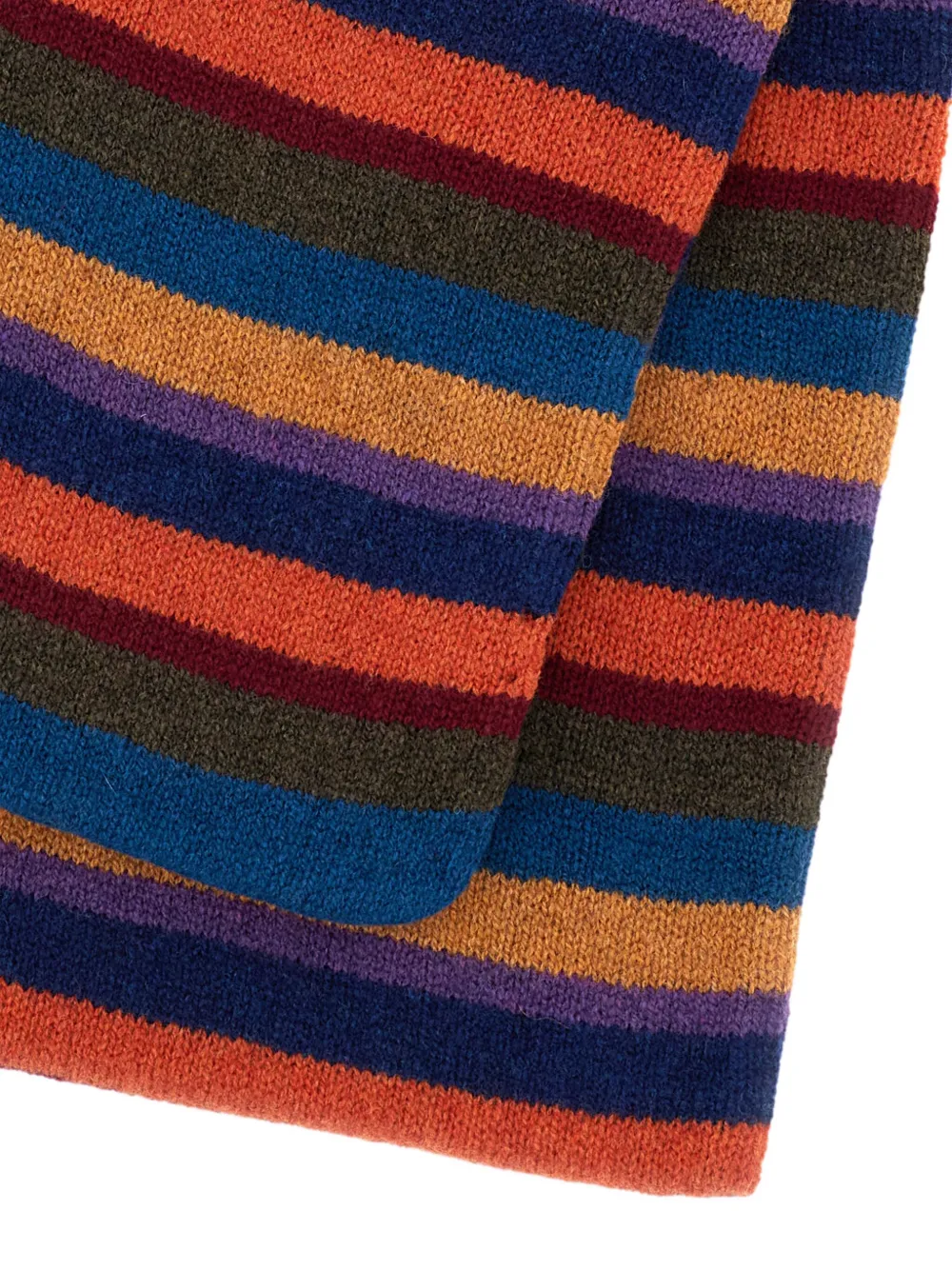 Paul Smith striped wool scarf - Blauw