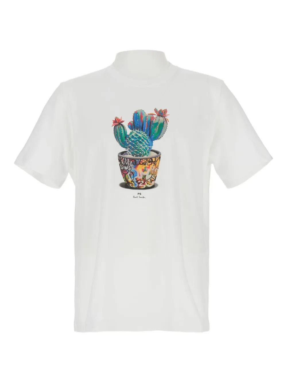 Paul Smith Graffiti Cactus T-shirt - ホワイト Paul Smith Graffiti Cactus T-shirt - ホワイト