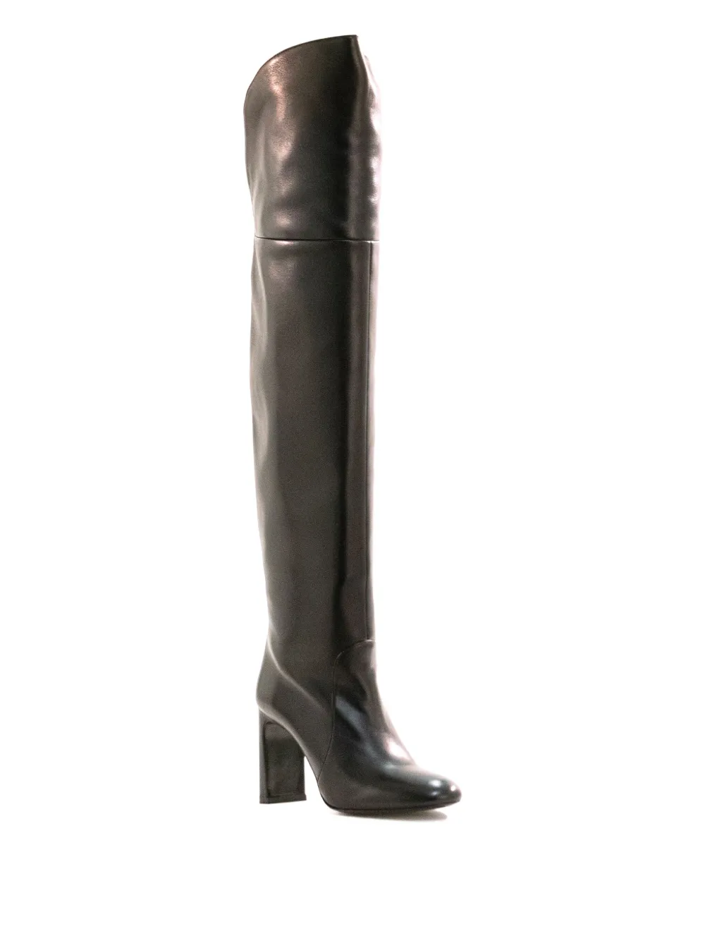 Stuart Weitzman 85mm Leather Boots In Black