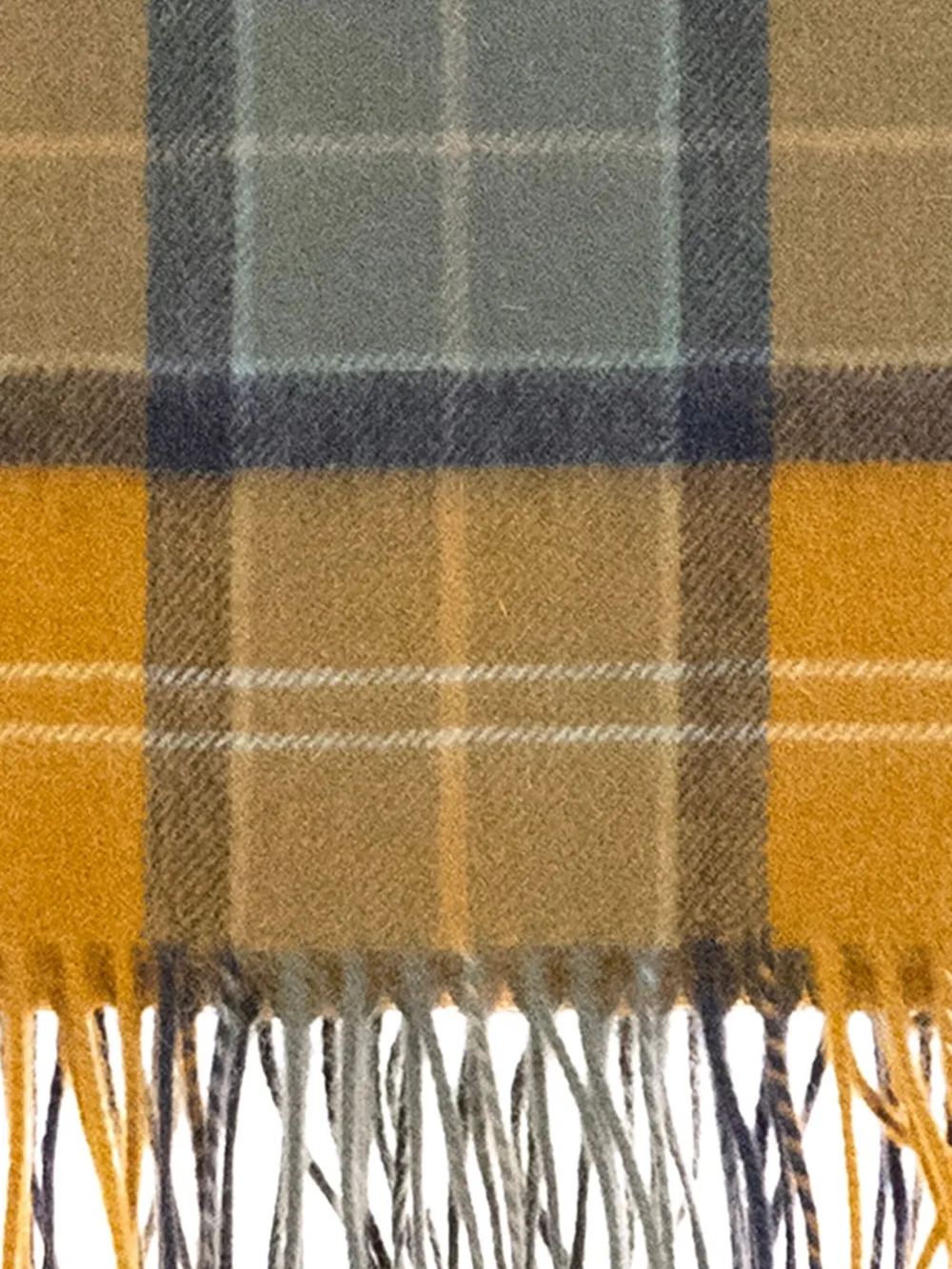 Barbour bufanda con motivo de cuadros y flecos | Image 2