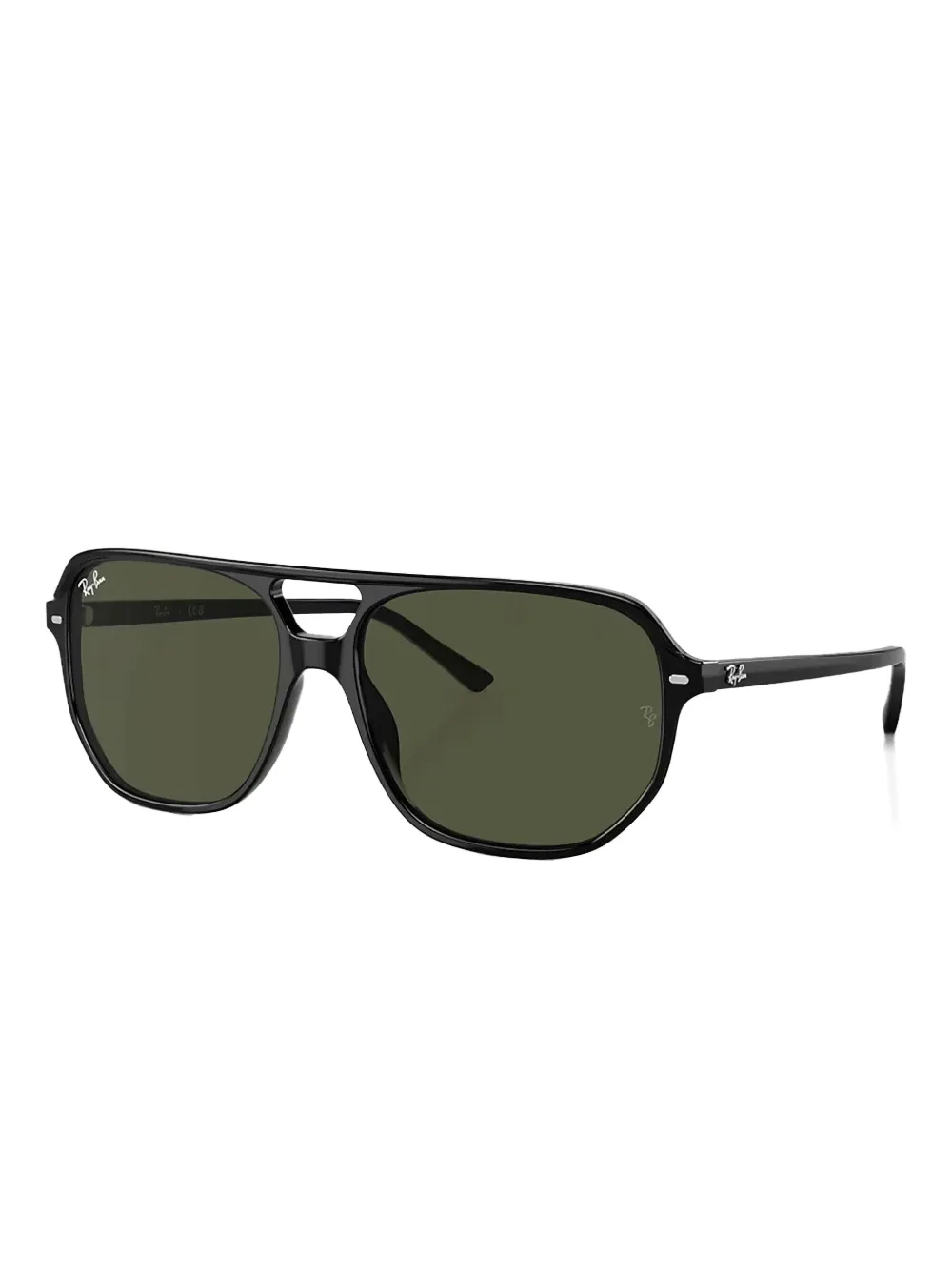 Ray Ban Bill One Rectangle-frame Sunglasses In Green