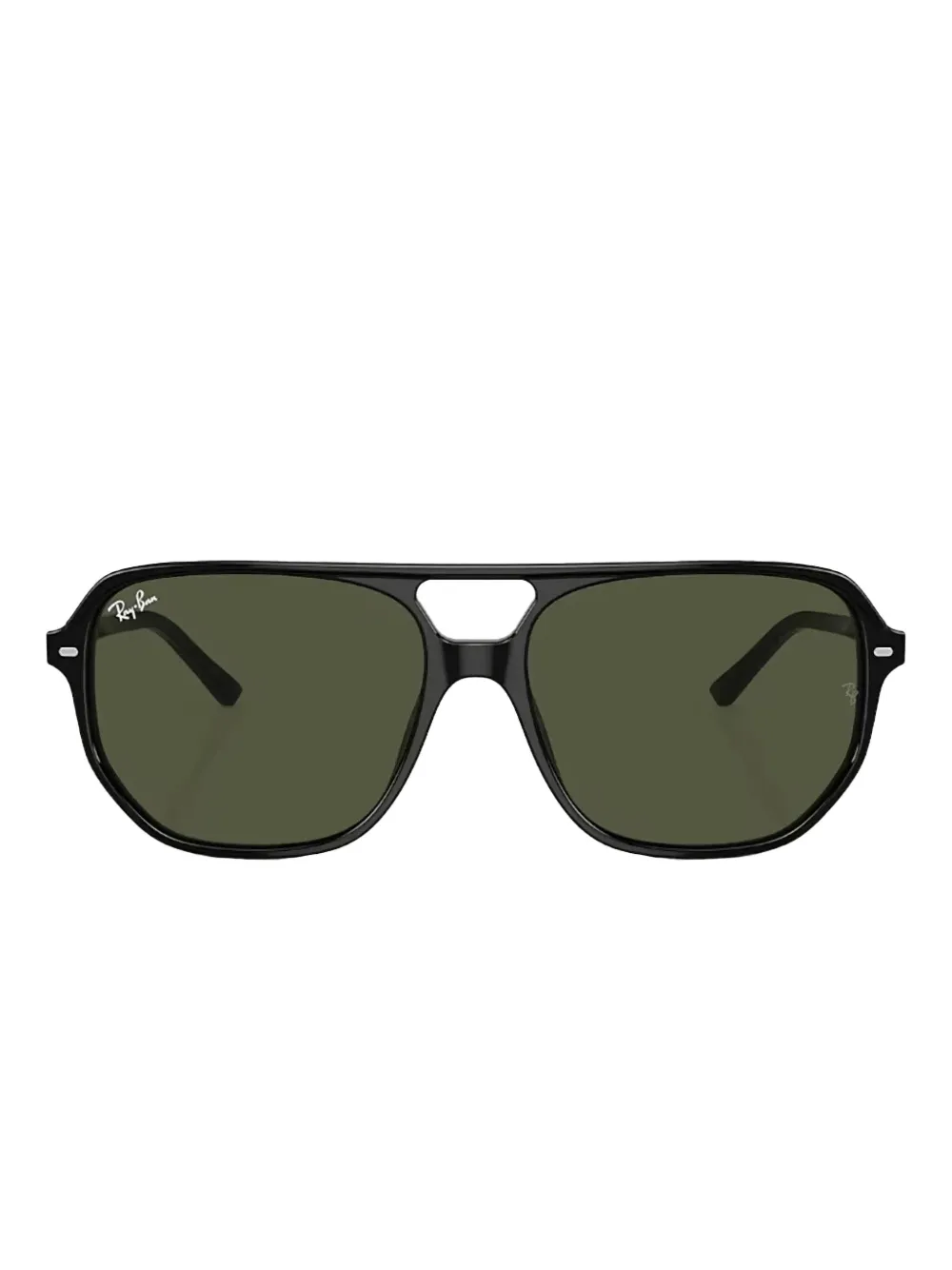 Ray Ban Bill One Rectangle-frame Sunglasses In Green