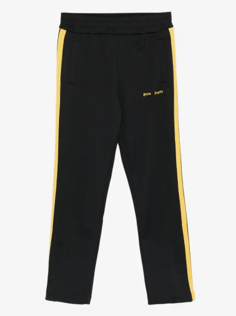 Palm Angels pantalones con motivo de rayas y logo bordado