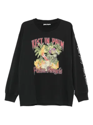 VETEMENTS Biker Cross long-sleeve T-shirt | Black | FARFETCH