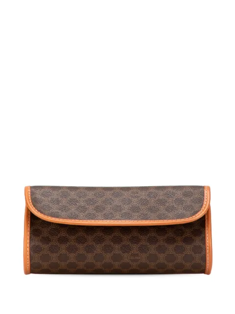 Celine Pre-Owned 2000 Macadam Coated Canvas clutch bag