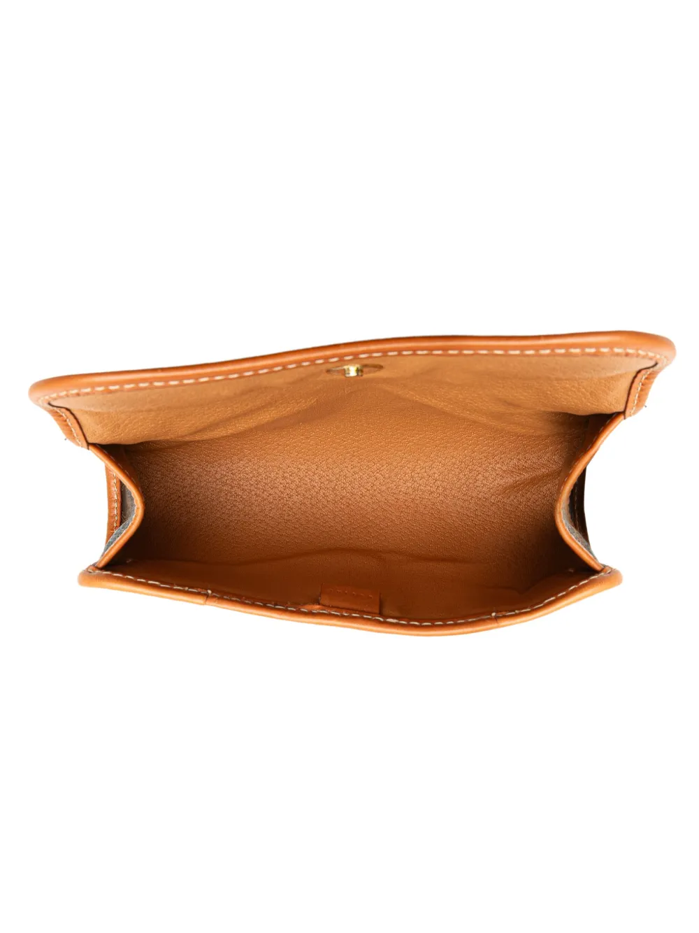Pre-owned Celine 2000 Macadam Coated Canvas Clutch Bag In Brown