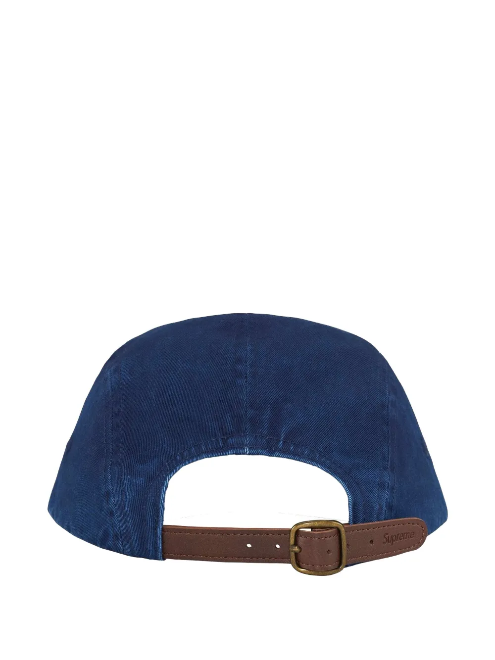 Supreme Chino twill camp pet met wassing - Blauw