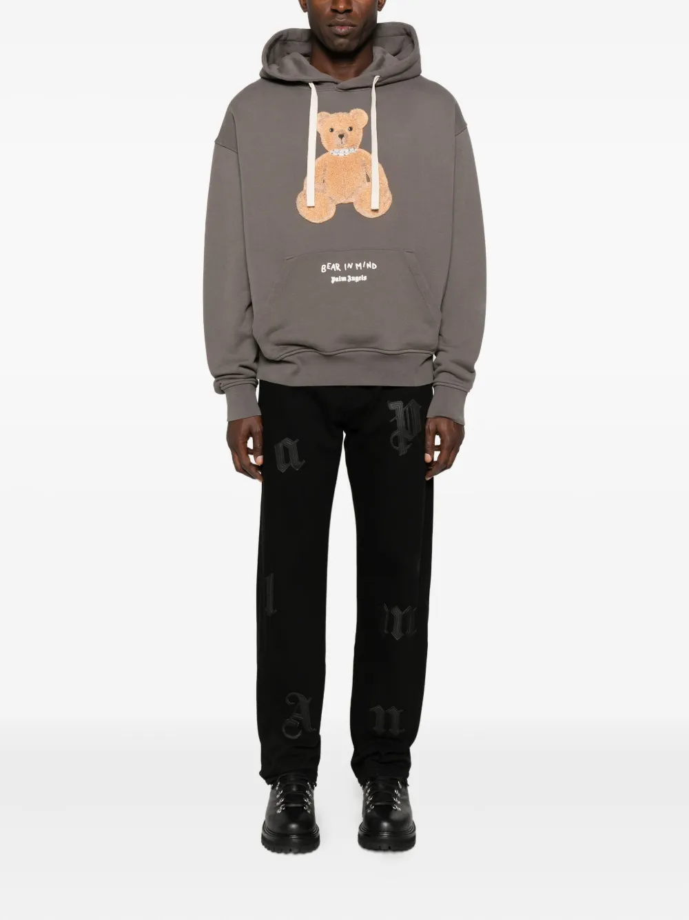 Palm Angels logo-detail jeans - Zwart