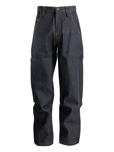 Willy Chavarria topstitched jeans