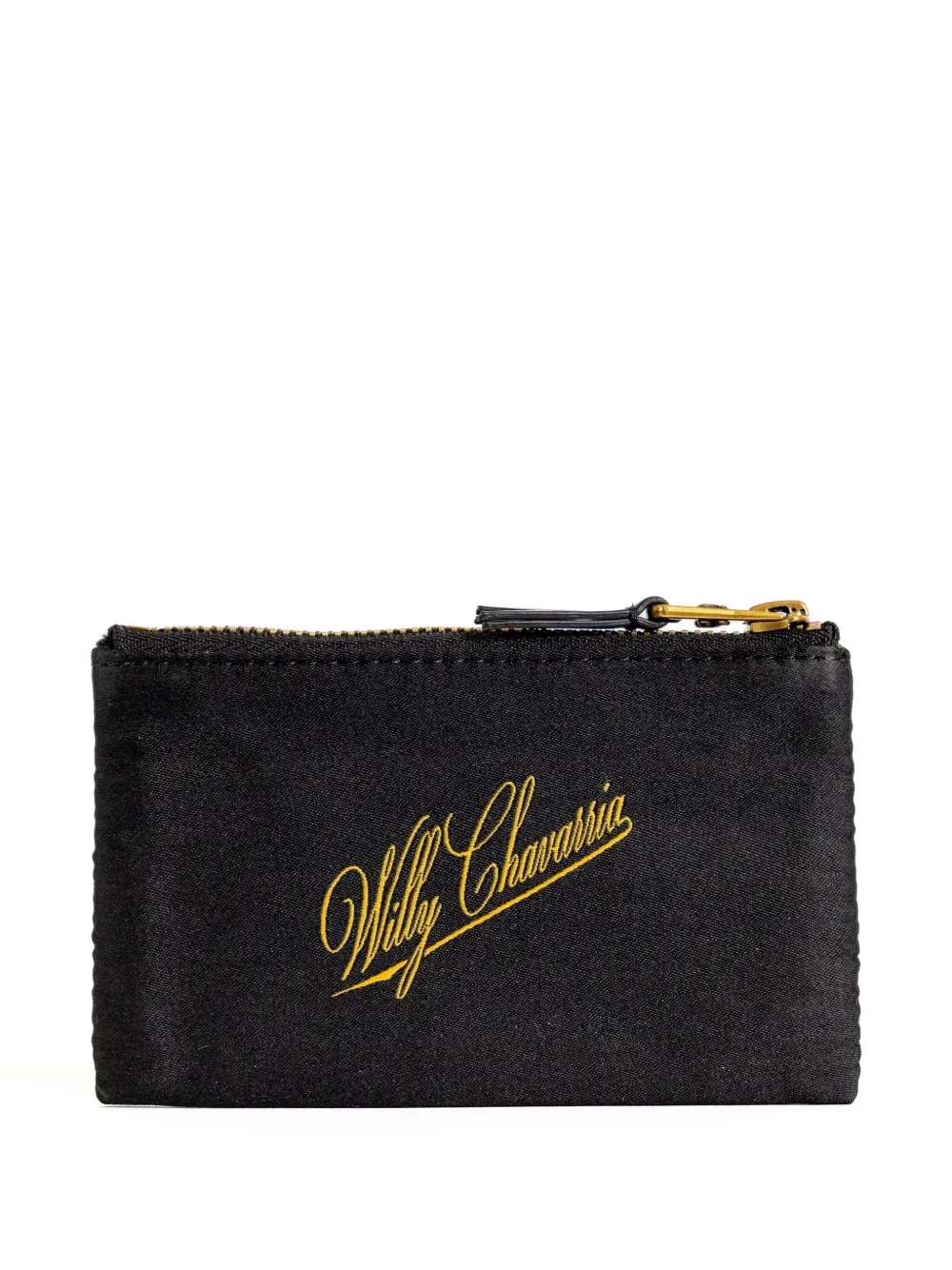 Willy Chavarria Leather Wallet In Black