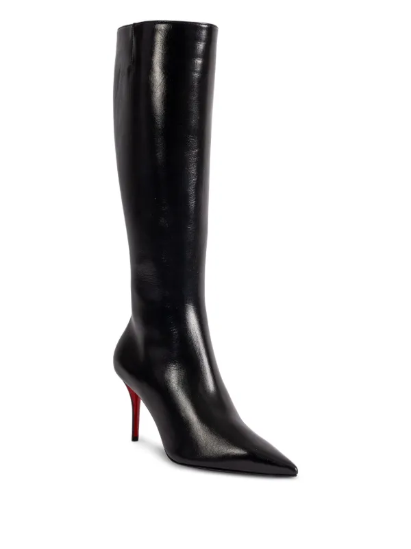 Christian Louboutin 85mm Miss Z Boots | Black | FARFETCH