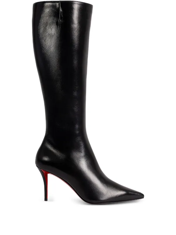 Christian Louboutin Bota Miss Z Com Salto 85mm | Preto | FARFETCH BR
