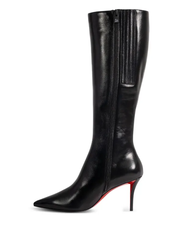 Christian Louboutin 85mm Miss Z Boots | Black | FARFETCH