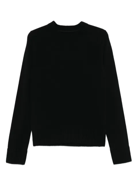 sacai suéter con cuello redondo