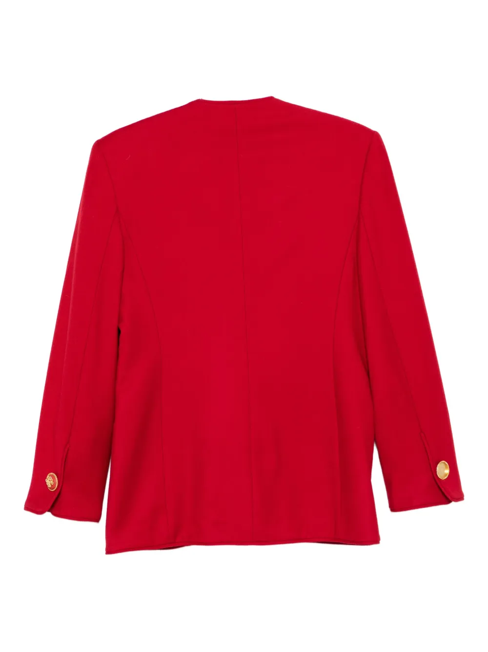 Pre-owned A.n.g.e.l.o. Vintage Cult 1980s Double-breasted Blazer In Red