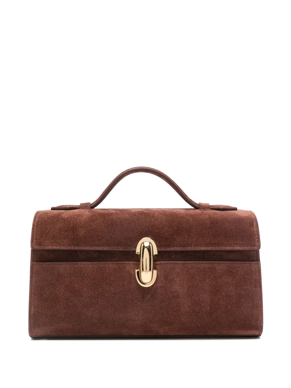 Savette  top-handle clasp tote bag | Brown | Image 1