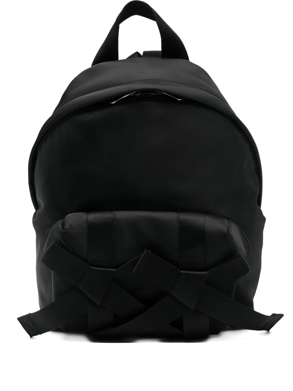 Simone Rocha Beaded Utility Bow Backpack In Black