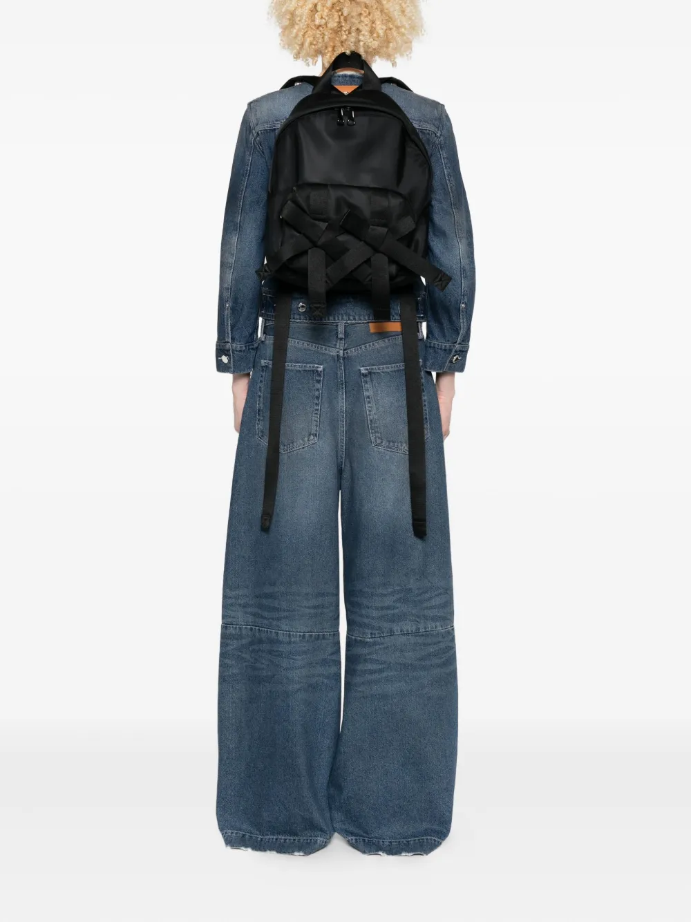 Simone Rocha Beaded Utility Bow backpack - Zwart