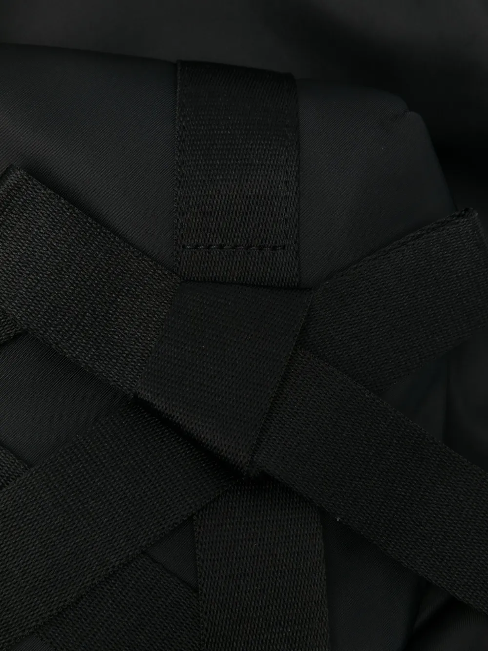 Simone Rocha Beaded Utility Bow Backpack In Black