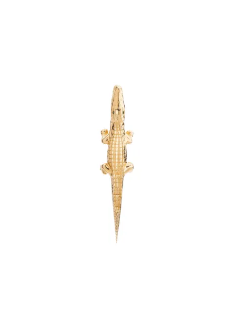 Bibi van der Velden 18kt Gold Alligator Tsavorite Earring