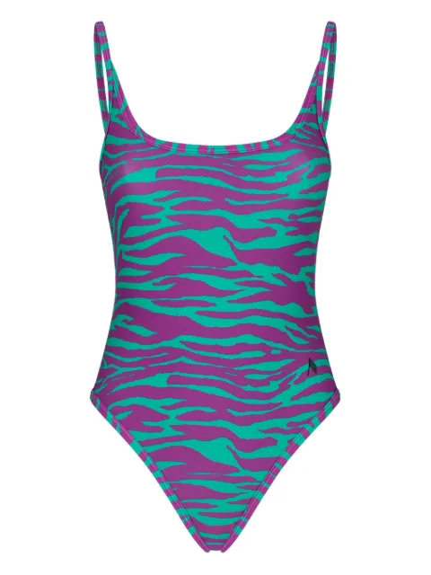 The Attico zebra-print swimsuit
