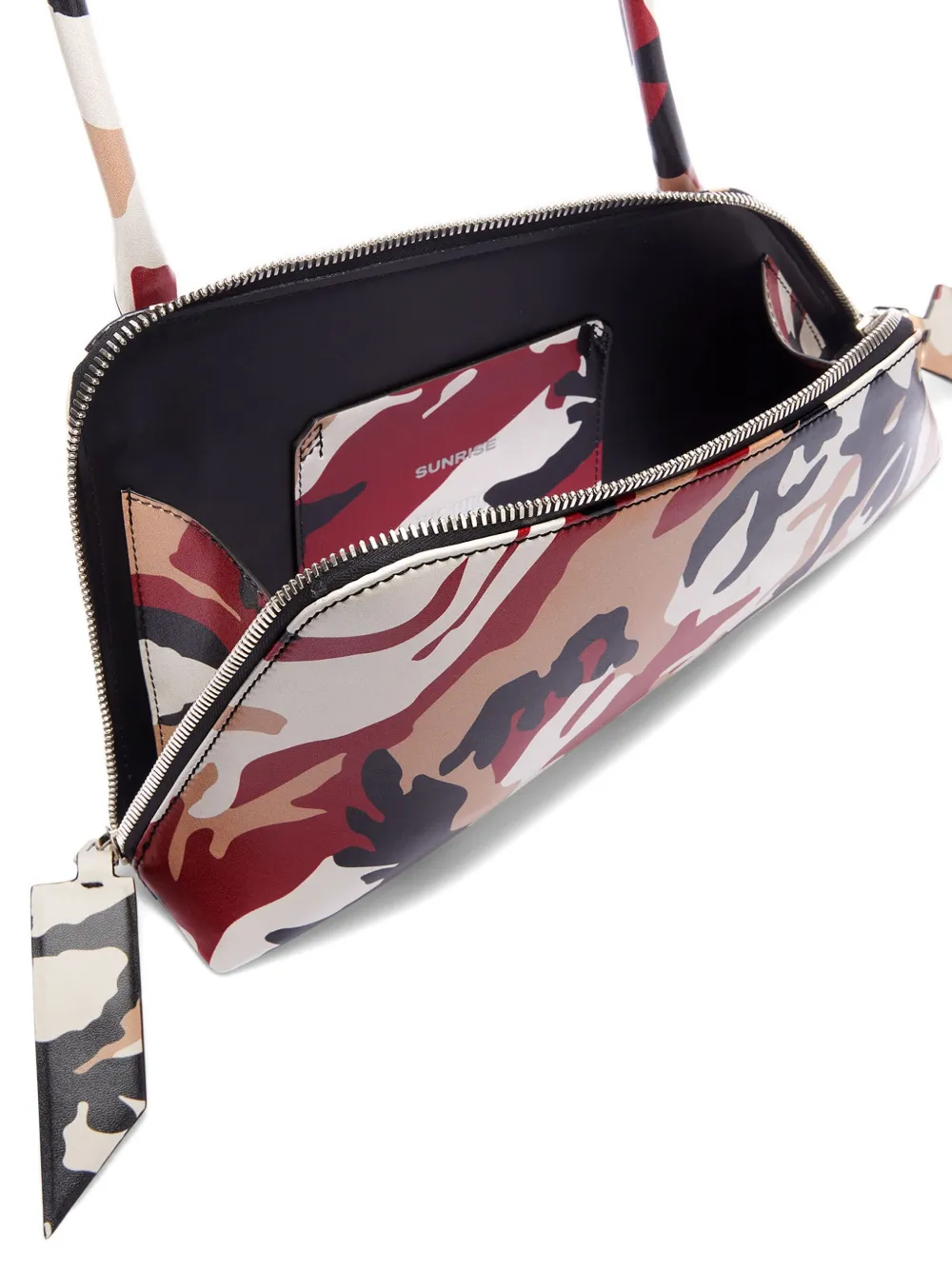 Attico Camouflage-print Shoulder Bag In Multi