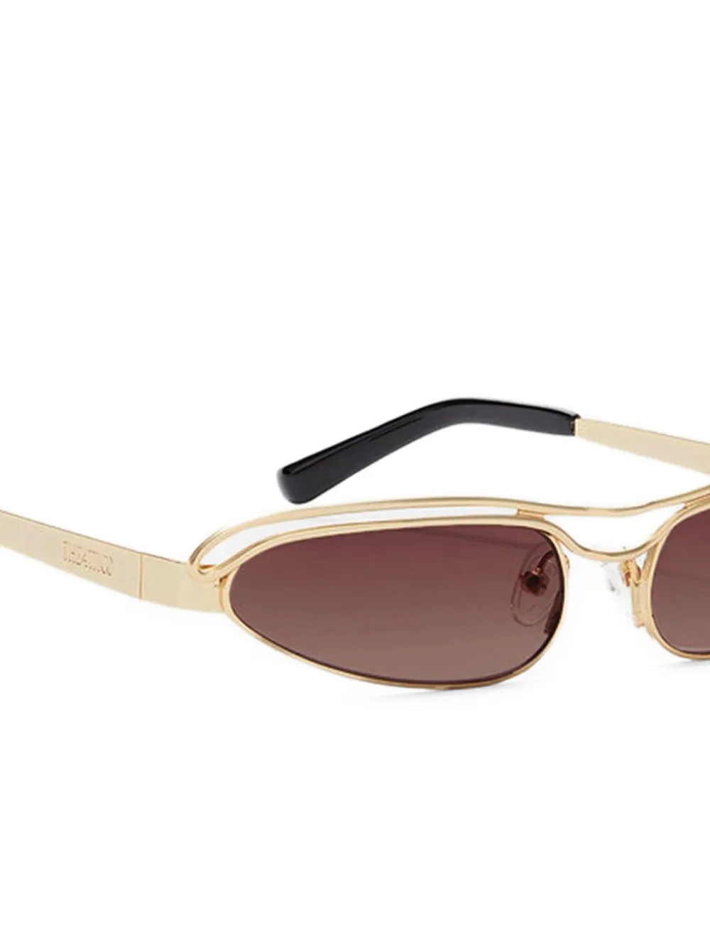 The Attico cat-eye sunglasses - Goud