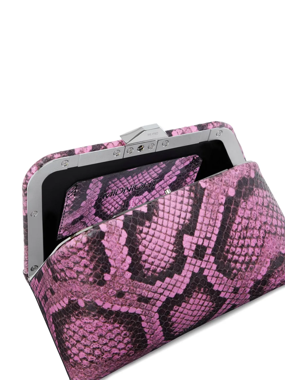 Attico Becky Clutch Bag In Purple