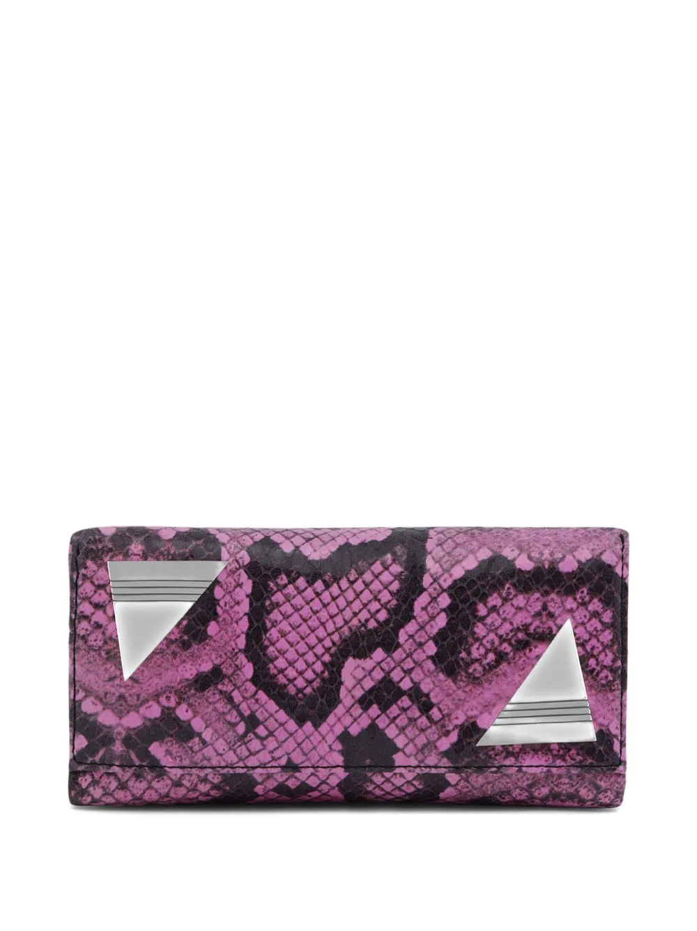 Attico Becky Clutch Bag In Purple