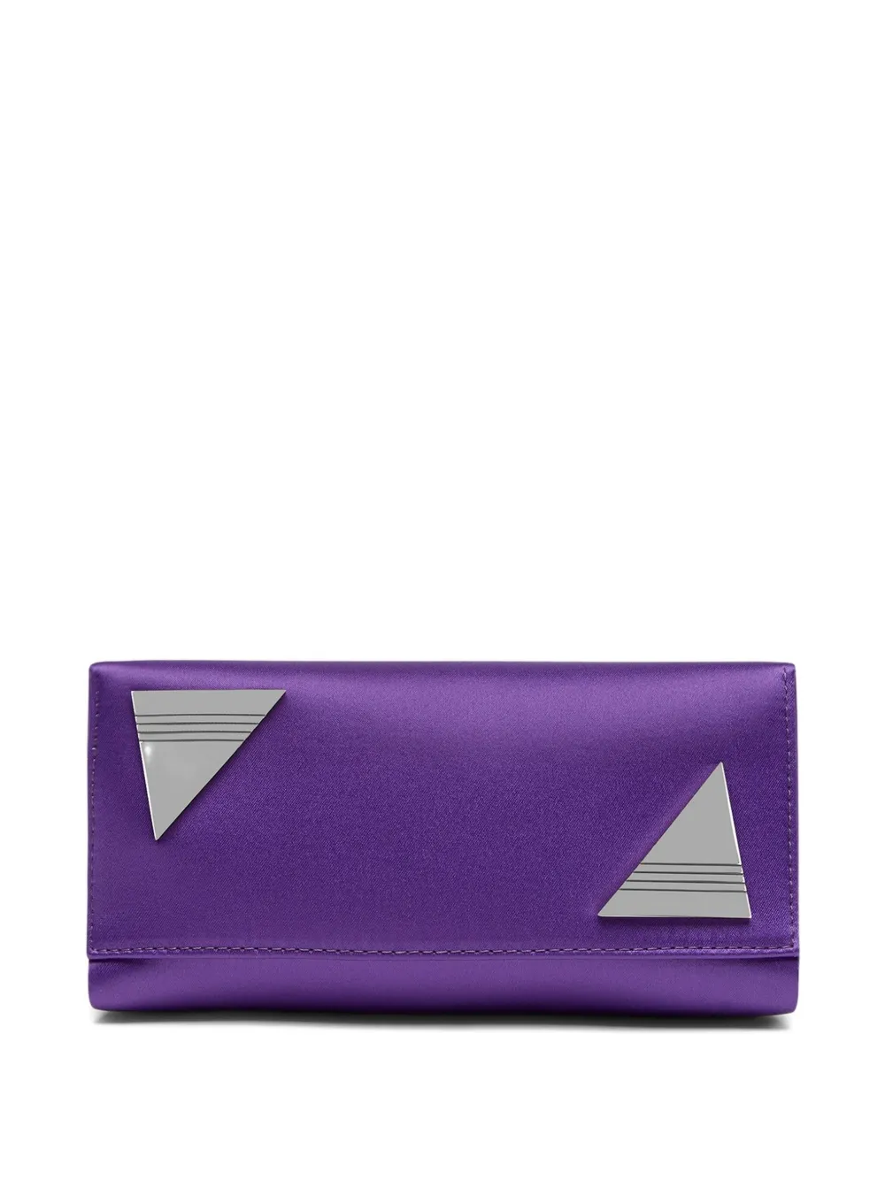 Attico Midnight Clutch Bag In Purple