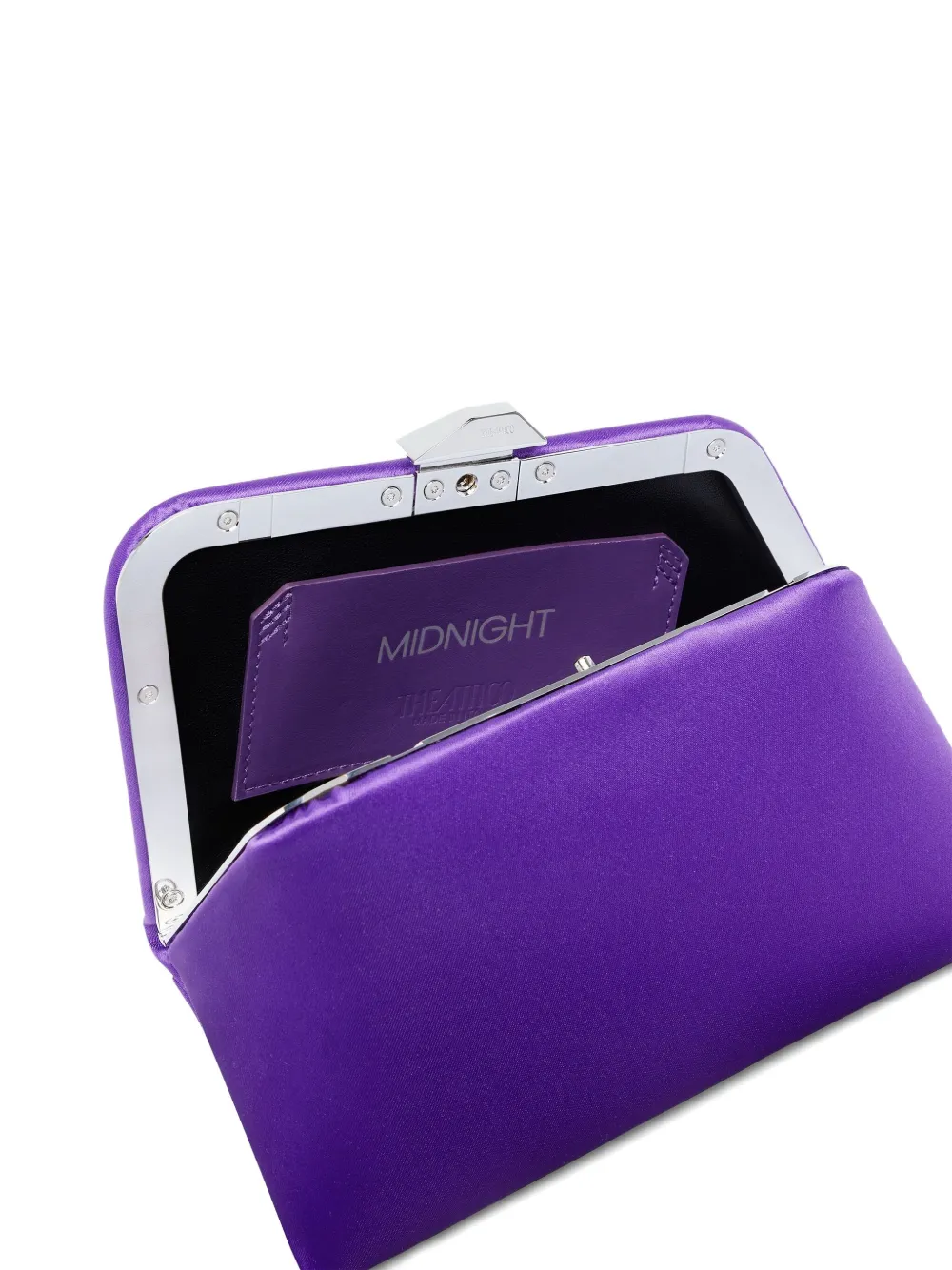 Attico Midnight Clutch Bag In Purple